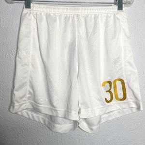 XARA NWT women's size S white soccer shorts with X-lite and elastic waist.